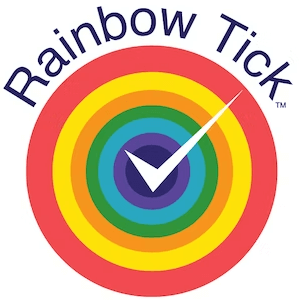 Rainbow Tick Logo