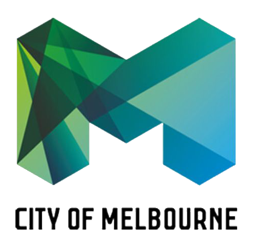 City of Melbourne logo.